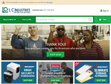 Tablet Screenshot of lcidistribution.com